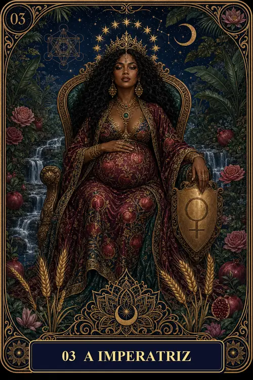 The Empress card from the Bruxa's Deck