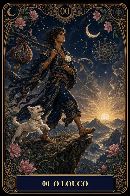 The Fool card from the Bruxa's Deck